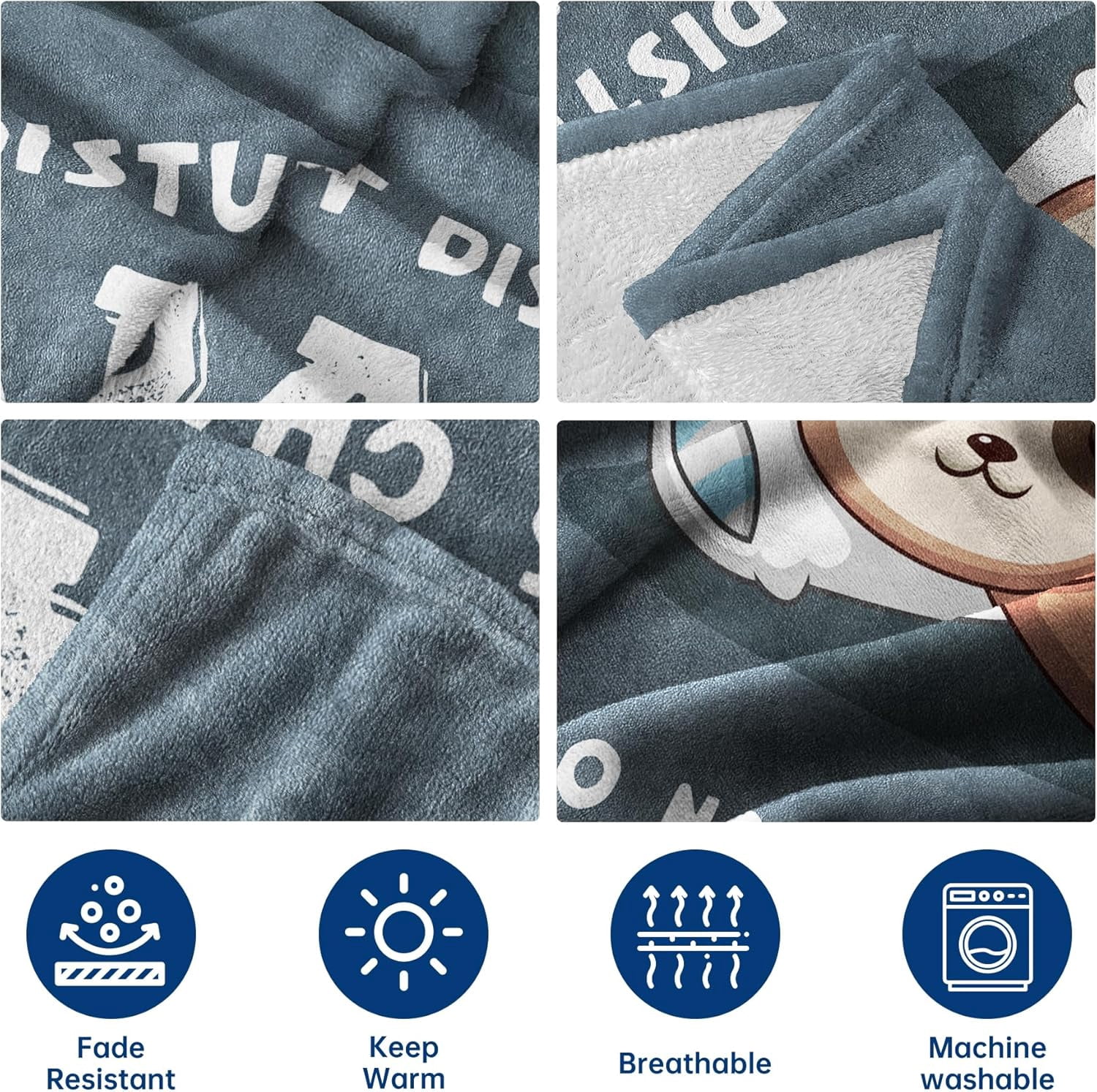 Funny Fathers Day Birthday Gifts for Dad, Dad is Charging Sloth Blanket, Present for Father from Daughter Son, Daddy Gifts for Fathers Day Christmas, Super Soft Throws Blanket for Father