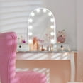thumbnail image 5 of Impressions Vanity Curva Arch Tri Tone LED Makeup Mirror for Desk (White), 5 of 5