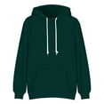 thumbnail image 4 of Mens Hoodies Soild Color Pullovers ,Spring Winter Oversize Loose Hoodie Casual Sweatshirt ,Long Sleeve Full Zip Hooded With Pocket Outerwear Clothes XXL, 4 of 5