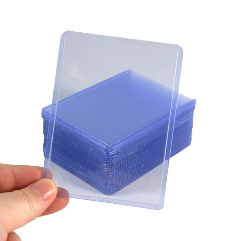 Trading Card Sleeves Hard Plastic Clear Case Holder 50 Baseball