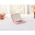 thumbnail image 5 of Unique Bargains Travel Jewelry Box Portable PU Leather Jewelry Organizer Case Storage Pink, 5 of 7