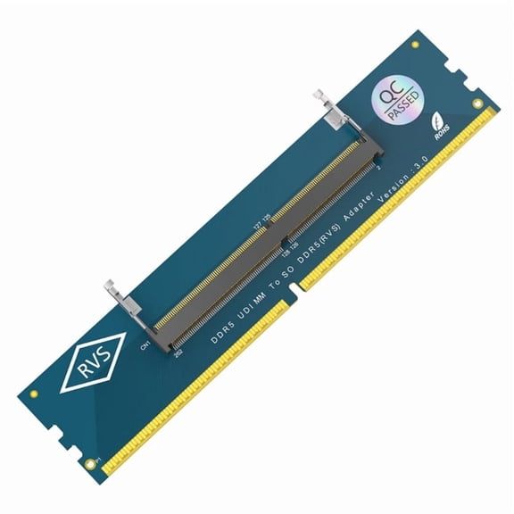 Laptop DDR5 Memory SO-DIMM to PC Desktop U DIMM Riser Expansion Adapter Card Memory Tester Converter for PC