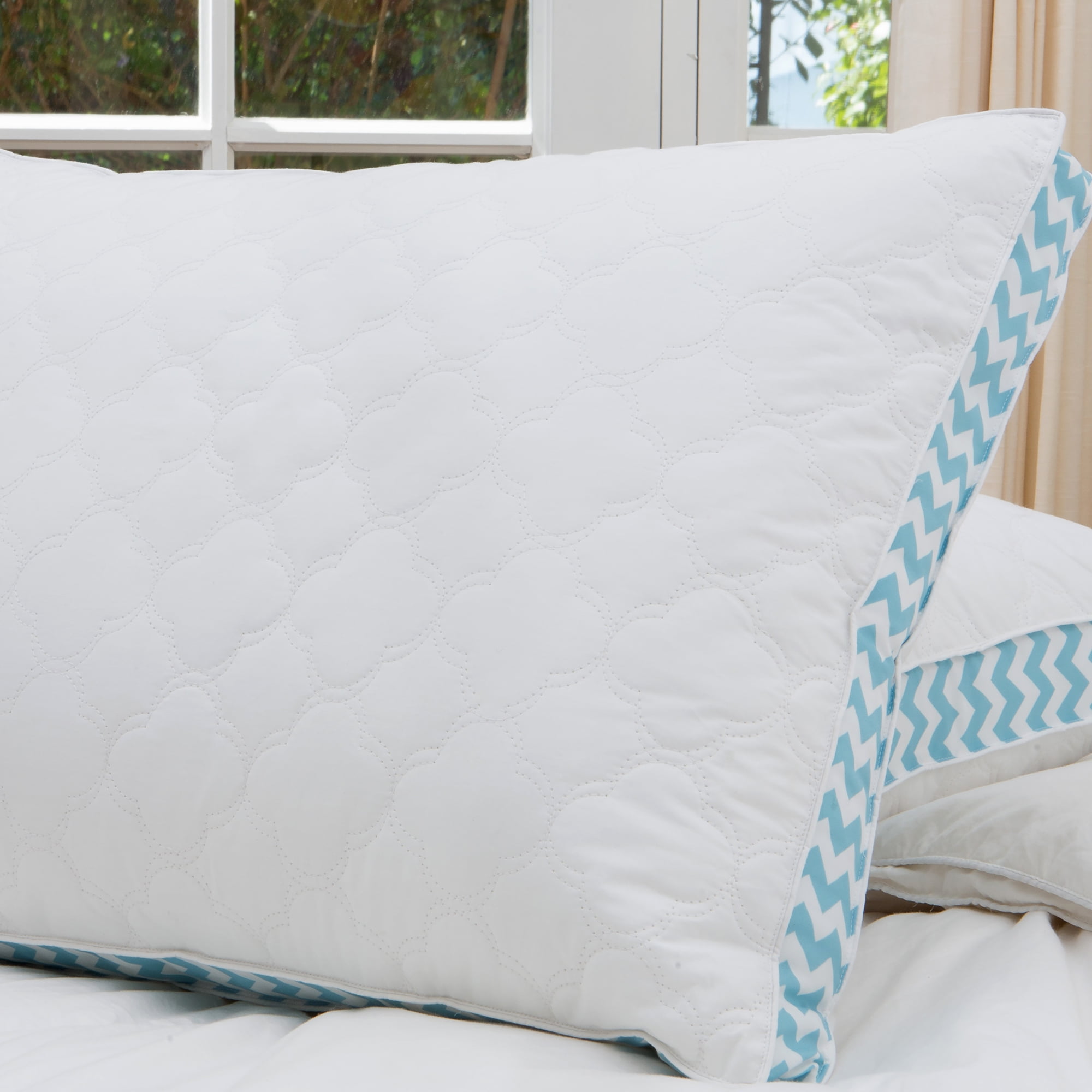 BRAND NEW Tommy Bahama Saulter's Isle Quilted Pillows-Down/Feather Blend 