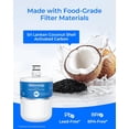 thumbnail image 6 of Waterdrop 5231JA2002A Refrigerator Water Filter, Replacement for LG® LT500P®, GEN11042FR-08, ADQ72910911, ADQ72910901, Kenmore 9890, 46-9890, LFX25974ST, LMX25964ST, 3 Pack, Packing May Vary, 6 of 9
