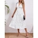 thumbnail image 3 of Vestido largo sin mangas con cuello en V floral de verano para mujer, 3 of 6