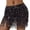 Black, variant on Women Belly Dance Skirt Sequins Costume Hip Belt for Rumba Performance