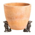 thumbnail image 3 of RnemiTe-amo Clearance！Plant Pot Feet,Cute Animal Shaped Pots Feet Animal Figurines,Strong Invisible Supports Small Large Flower Planters Stability,Outdoor Lifter Toes Elevator, 3 of 6