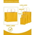 thumbnail image 6 of 13"x4.5"x10" Large Gift Bag with Handles Bulk 32PCS Gift Paper Bags Yellow Bags Multiple Uses (Wide Large), 6 of 15