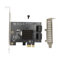 thumbnail image 3 of Tarjeta de expansión de disco duro, PCI E a SATA3.0 PCI Eto SAT Puerto de tarjeta de expansión Tarjeta de expansión SAT Tecnología de vanguardia, 3 of 8