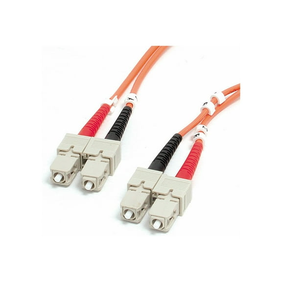 StarTech 2m SC/SC Multimode 62.5/125 Duplex Fiber Patch Cable FIBSCSC2