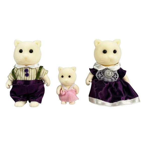 Sylvanian Families Yellow Cat Family Dollhouse Toys Critters Epoch Japan 2025