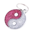 thumbnail image 2 of Xihbxyly Placa de Identificación para Mascotas, Diseño de Tai Chi, Colores Brillantes para Joyería, Grabado Personalizable, Accesorios para Perros o Gatos, Información de Dirección y Teléfono, 25 Mm, 2 of 2