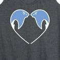 thumbnail image 3 of Instant Message - Sting Ray Heart - Women's Racerback Tank Top, 3 of 6