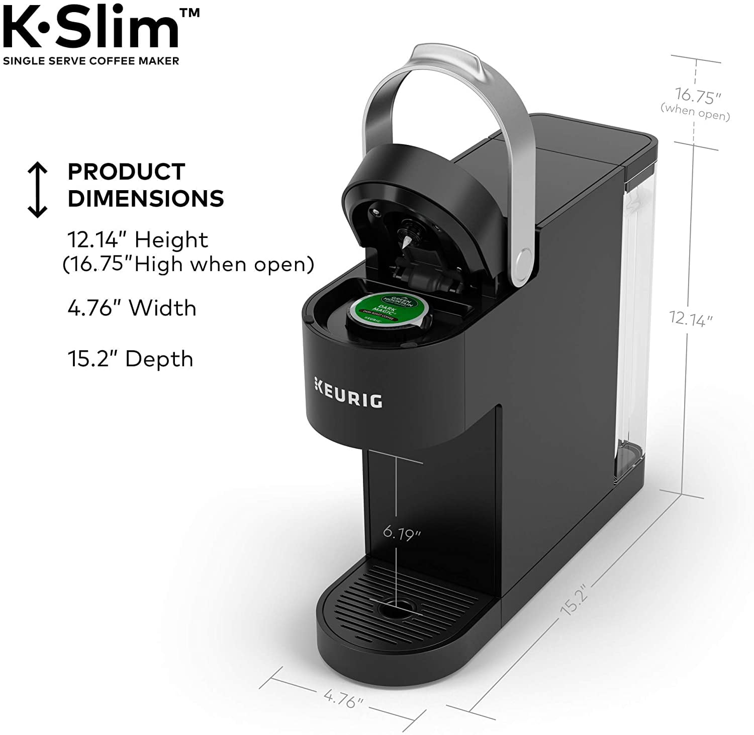 Single Serve K-Cup Pod Coffee Brewer 