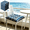 Blue-ethnic style, variant on Oaskys 6 Pack Plush Dining Chair Cushions, Soft Seat Pads with Adjustable Tie Straps for Home Office Living Room