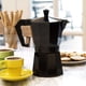 thumbnail image 2 of Ausein Cafetera Italiana 450ml, Cafetera Espresso Manual de Aluminio para Caf&eacute;, Moka Pot Portatil con 2 Cucharas de Caf&eacute;, para Estufa, Casa, Oficina, Restaurante y Camping (Negro, 2 of 7