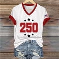 thumbnail image 4 of MAIHAN 250 Years Tshirt Women American Flag Shirts 250 Years Independence Tee Summer T Shirt American Birthday Shirts Tops, 4 of 6