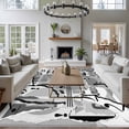 thumbnail image 3 of Large Area Rugs for Living Room Bedroom, Torn Paper 5'x8' Rug Washable Carpet Runner Indoor Outdoor, Vintage Abstract Collage Newspaper Art Non Slip Floor Mats Rug for Kitchen, Bathroom, 3 of 8