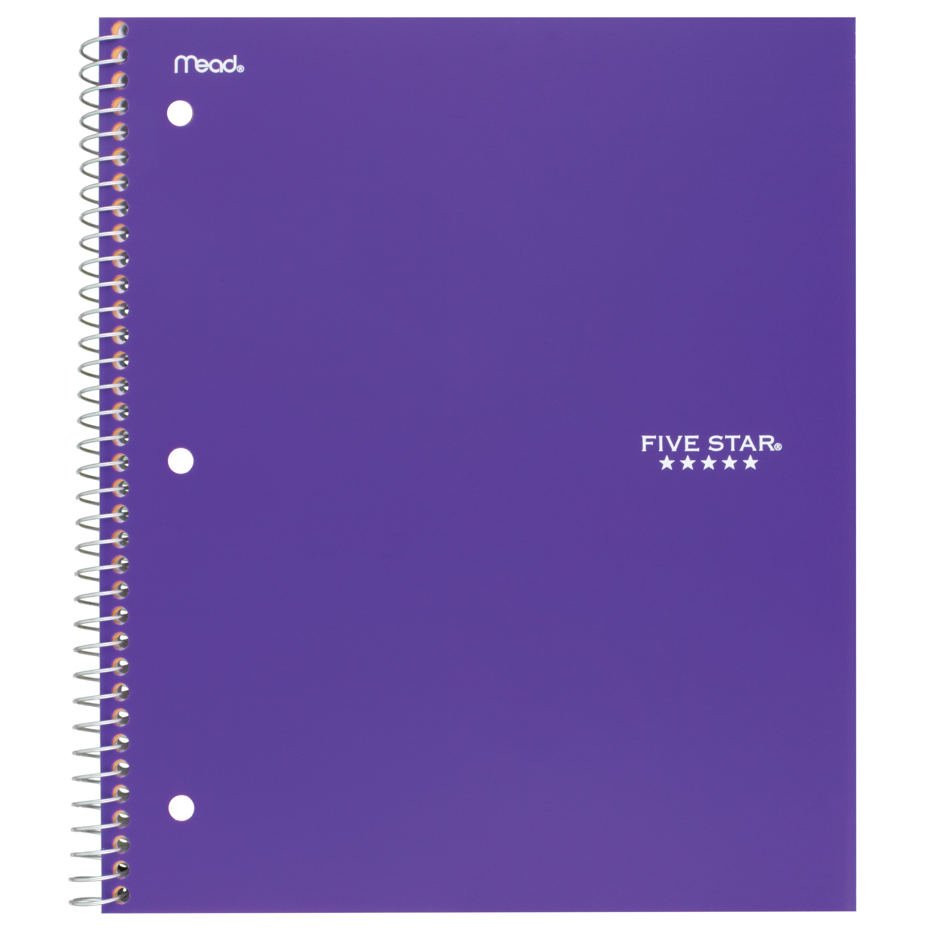 FIVE STAR 5 SUBJECT COLLEGE RULED NOTEBOOK - Package Qty (1/EA) - image 4 of 10