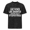 thumbnail image 4 of Funny Father Daughter Shirt Dad Daughter Shirts Father'S Day Gift For Dad, Regular-Fit, Family T-Shirt Washed Tee, 4 of 9