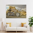 thumbnail image 4 of Motorcycle Rider Poster David Mann Ghost Rider Posters Wall Art Painting Canvas Gift Living Room Prints Bedroom Decor Poster Artworks 16x24inch(40x60cm), 4 of 6