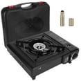 thumbnail image 2 of 1Pc 3300W Portable Camping Stove Butane Canister Dual Fuel Burner Piezo Electric Ignition Single Burner With Automatic Tank Ejection Overpressure Cut Off Carry Case For Camping Hiking Picnic Fishing, 2 of 10