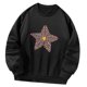 thumbnail image 5 of Sudadera para Mujer Sudadera con Cuello Redondo Trajes Moda Negra Ligera Suelta XL, 5 of 8