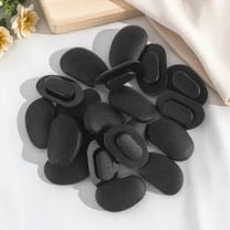 NICERIO 20Pcs Silicone Nose Pads for Glasses Black Durable Non Slip Nose Pads for Eyeglasses