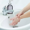 thumbnail image 4 of Large Manual Soap Dispenser Clear Glass Bottle, 4 of 4