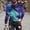 Blue, variant on Azrian Men's Color Matching Long Sleeved T-shirt Non Positioning Printing Long Sleeved Round Neck Casual Sports Vacation T-shirt Top