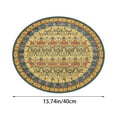 thumbnail image 3 of Round Rug, Dienrx !Round Printed Circle Mat Boho Rug Floor Carpet for Bedroom Living Room, Crystal Velvet Carpet, 3 of 5