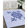 thumbnail image 2 of Ahgly Company Indoor Square Patterned Lavender Blue Area Rugs, 5' Square, 2 of 6