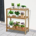 thumbnail image 2 of Bilot 3-Tier Plant Stand, Plant Display Shelf, Bamboo Flower Rack Planter Holder for Indoor, Living Room, Balcony, Home Use, 2 of 7