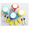 thumbnail image 4 of Dsscvnef 4x4 Inch Large Writing Erase Dice Purpose Educational Dice Cube White Board Dice Cube Suitable for Classrooms Games Children, 4 of 6