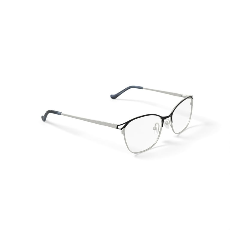 Walmart Women s Rx able Eyeglasses WM200650 1 Navy 50 15 135 Walmart