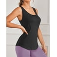 thumbnail image 6 of Pinspark Tank Top for Women Racerback Workout Tops Sleeveless Lightweight Yoga Gym Shirts Loose Fit Athletic Running Tanks, 6 of 6