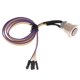 thumbnail image 1 of Interruptor de chasis DIY para computadora portátil de 1 pieza de 16 mm con cable de alimentación de 60 cm / 23,6 pulgadas Hugo Interruptor de chasis de metal, 1 of 7