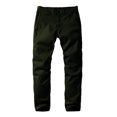 thumbnail image 2 of Pantalones Casuales Ajustados y Cónicos de Frente Plano Match Verde Oscuro Talla 42, 2 of 5