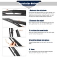 thumbnail image 3 of 350mm Rear Windshield Wiper Blade for Chrysler Aspen 2007-2009, 3 of 6