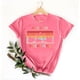 thumbnail image 3 of Camisetas de Verano de Manga Corta de las Mujeres Nuevo Suéter de Cuello de Tripulación, Top de Fiesta Impreso Casual para la Primavera, 3 of 3