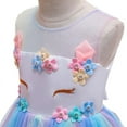 thumbnail image 5 of Princess Unicorn Dress Up for Little Girls Birthday Dresses Party Unicorn Costumes Halloween, 5 of 7