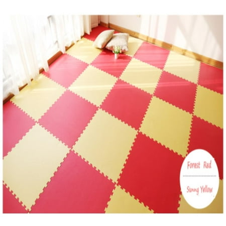 Color Combinatin Foam Mat Floor Tiles 12 Tiles 48 Sq Ft