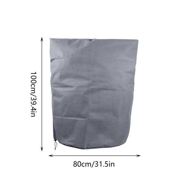 Protección Contra la Helada para Plantas Bolsa de Cubierta Cálida 80x120cm Pvc No Tejido para Árbol Arbusto Patio Jardín Invierno Mordida Escudo Del Tiempo Cubiertas de Jardín para Camas Elevadas