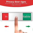 thumbnail image 3 of 2 Pcs Vacant Occupied Signs Privacy Signs Available Or In Use Sign Slider Door Indicator Signs For Home Office Restroom Conference, 3 of 3