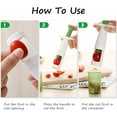 thumbnail image 4 of Multitrust Grape Slicer, Syringe Shape Stainless Steel Mandolines & Slicers, 4 of 9