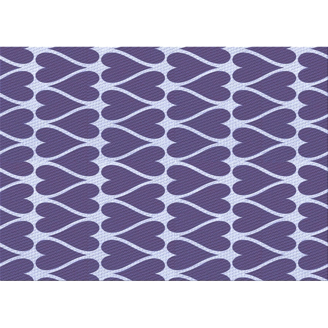Ahgly Company Tapis Rectangulaire Lavable en Machine Intérieur Transitionnel Violet Mimosa Violet, 7 Pieds x 10 Pieds