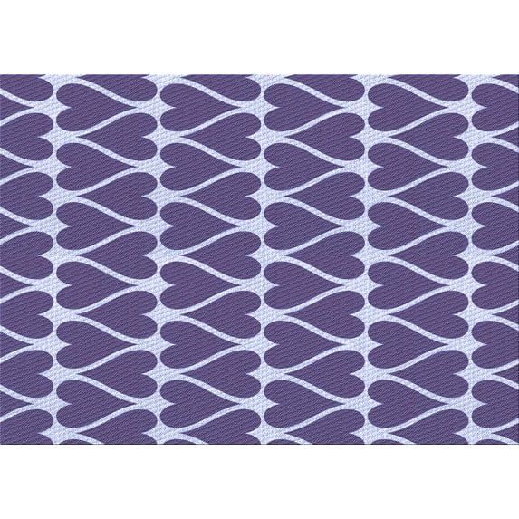 Ahgly Company Indoor Rectangle Patterned Purple Mimosa Purple Area Rugs, 8' x 12'