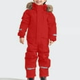 thumbnail image 2 of Hellosay Boys Girls Snowsuit for Kids Waterproof Windproof Snow Suit One Piece Jumpsuit Ski Suits Winter Outdoor Overalls 1-15T, 2 of 5