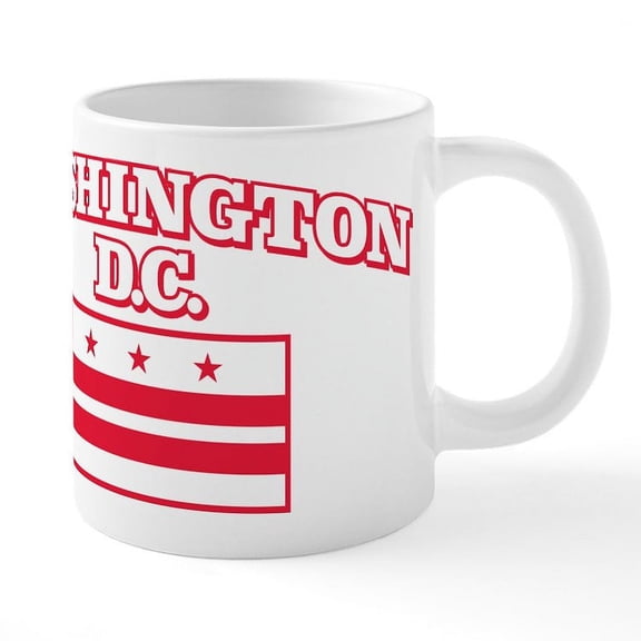 CafePress - Washington D.C. - 20 Oz White Ceramic Mega Mug