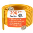 thumbnail image 1 of Cable de extensión HUANCHAIN de 100 pies, 14 AWG, 3 puntas, 13 A, 1625 W, 125 V, 1 of 7